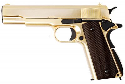 WE M1911A GBB 6mm - Guld