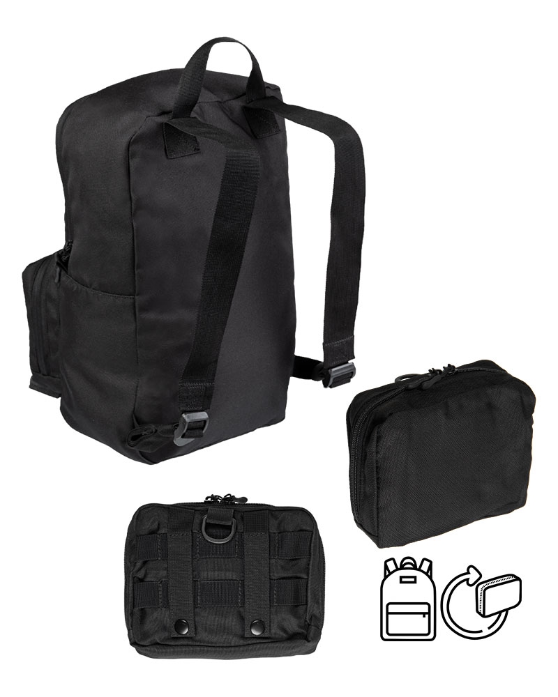 Zaino Assalto Ultra Compatto da 15 LT - Nero - Mil-Tec® (14002802