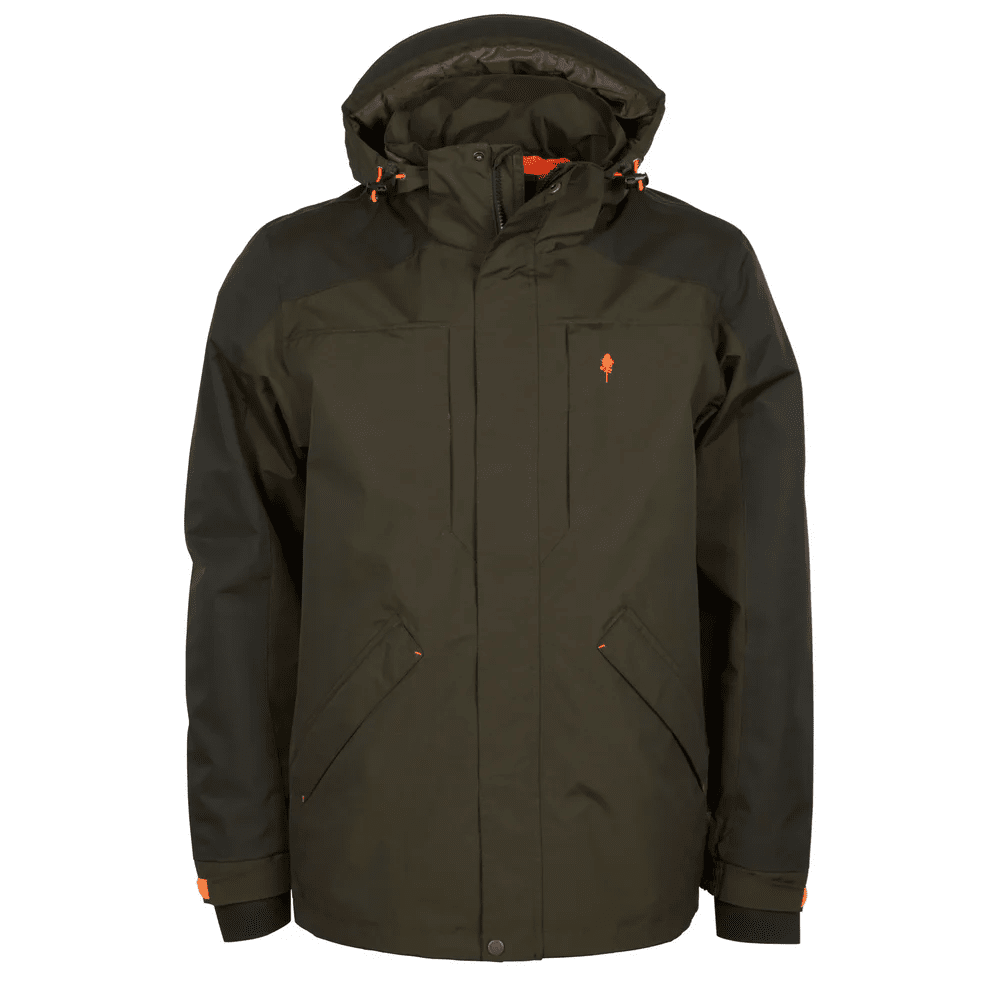 Pinewood Bolmen Fishing Jacket (Color: Green/D.Green, Size: 3XL)