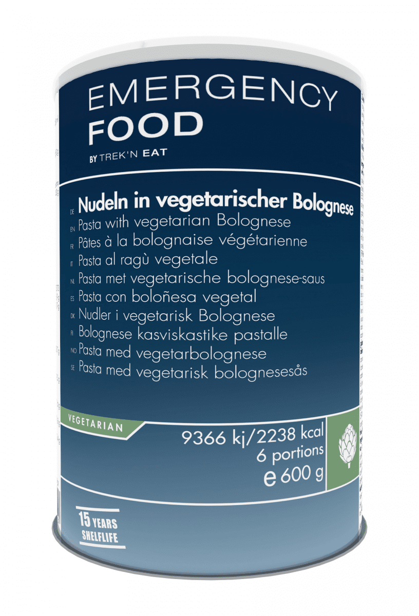Trek 'n Eat Pasta with vegetarian Bolognese - Emergency Line 600g