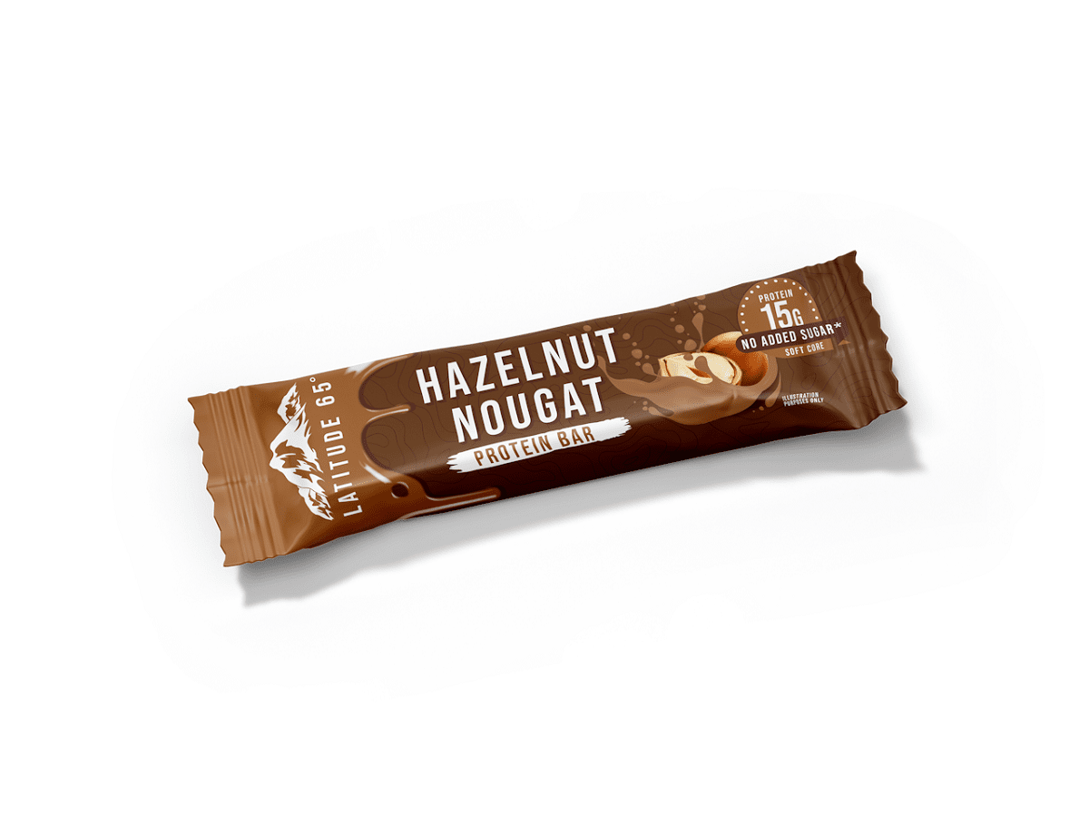 Latitude 65° Protein Bar 45g - Hazelnut/Nougat