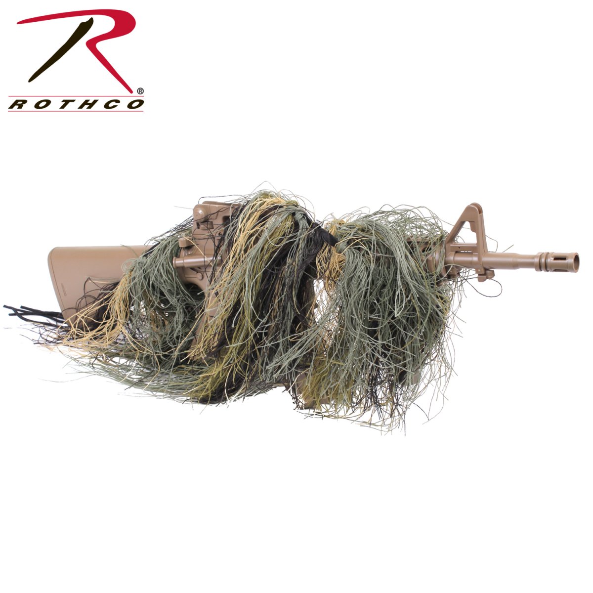 Camo Ghillie Lightweight Sniper Rifle Wrap Cover Hunting Concealment Bow 
