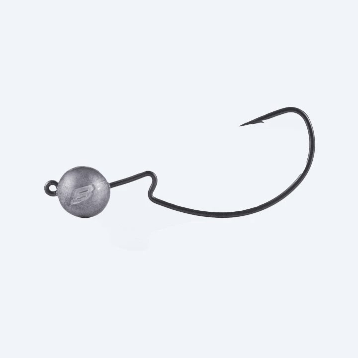 BKK Silent Chaser - 1X - EWG Round Jig Head, (Size Weight & Hook Size:  5,3g 3/0# 3 Pcs)