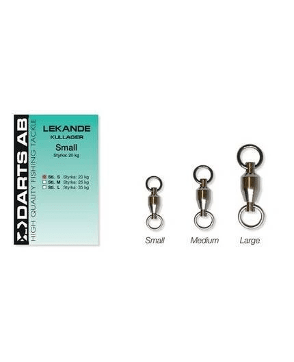 Darts Swivel Ballbering Swivel (Size & Amount: Medium 4pcs)