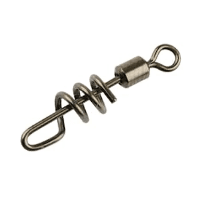 Darts Lure Locks with Swivel "Screwed Snap" (Size & Amount: #10 5 pcs)