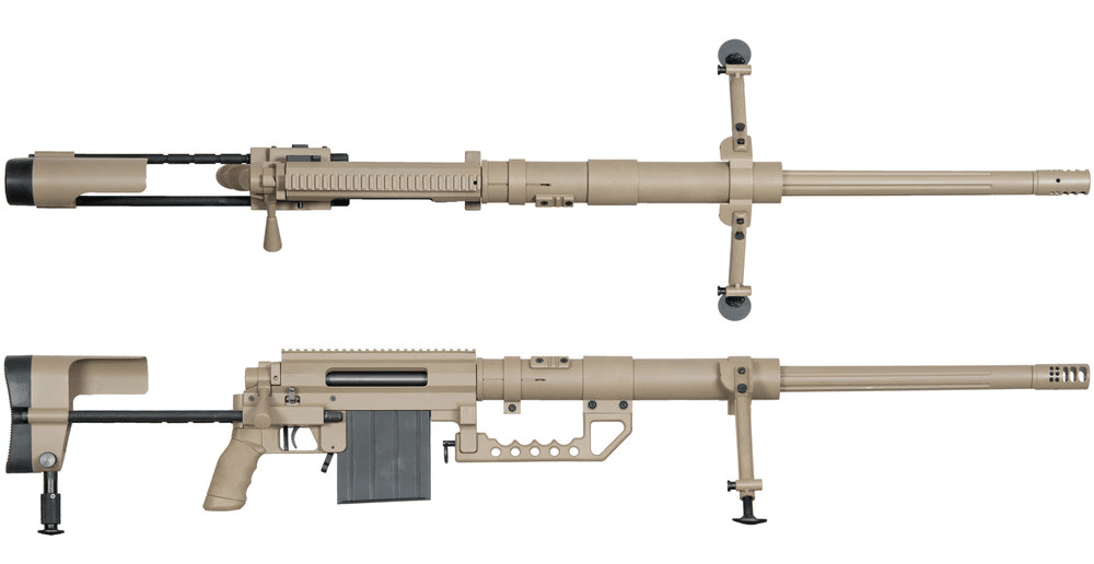 7” Sniper Fire ELL010 E.E.L. /00080 Matrix Bolt Action Sniper Rifle w/ Bull Barrel by Snow Wolf