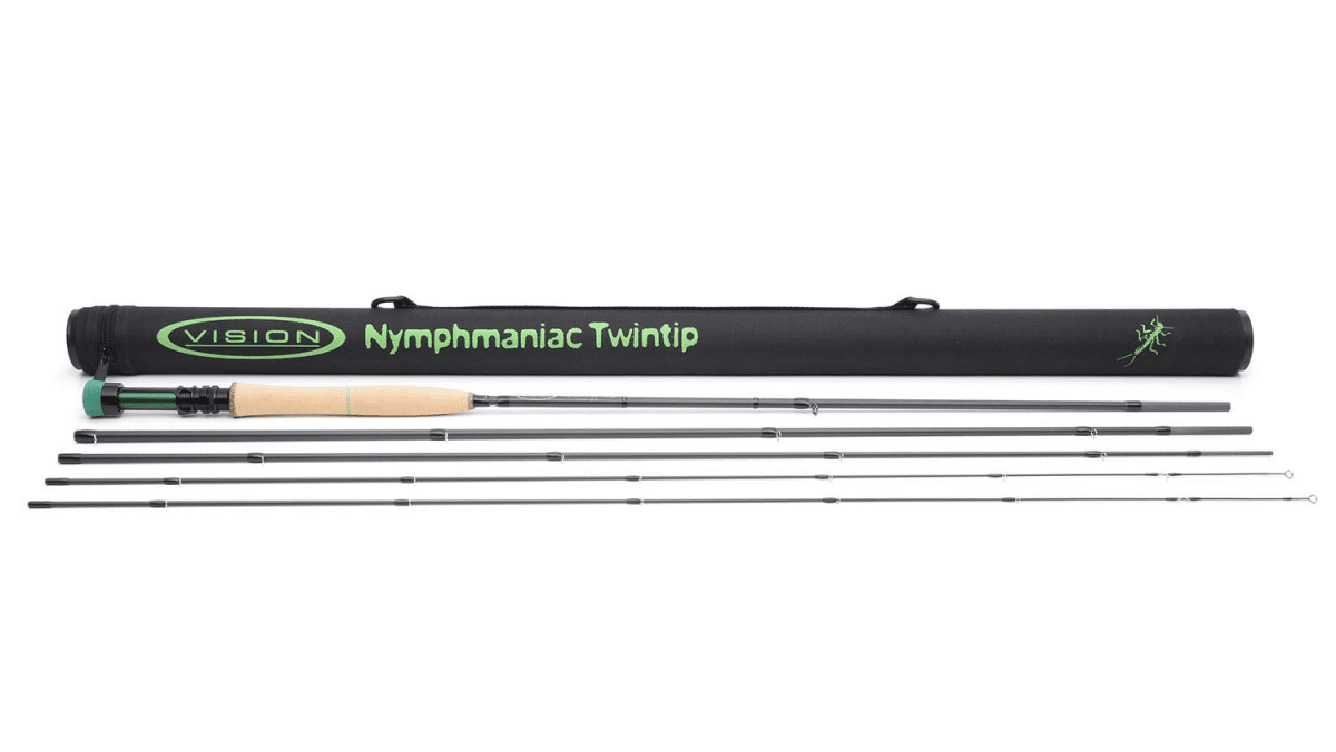 Vision Nymphmaniac twintip Singlehand Flyrod 4-pcs (Class & Length: #3 10,9´ EVA)