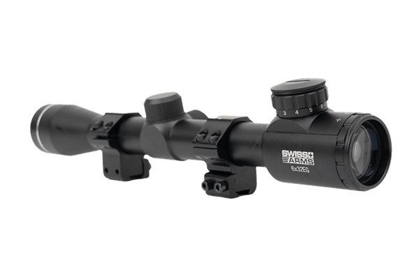 Swiss Arms 6x32EG Belyst Optik inkl 9-11mm Fäste
